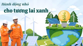 Hưởng ứng Ngày Thế giới tiết kiệm năng lượng. 