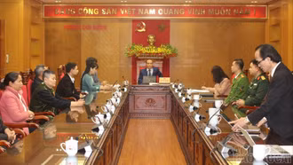 Phường Cam Đường tổ chức hội nghị tiếp xúc, đối thoại với chức sắc, chức việc các tôn giáo