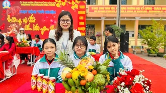 Hơn 1.000 học sinh tham gia chương trình "Hương vị Tết - Gắn kết yêu thương"