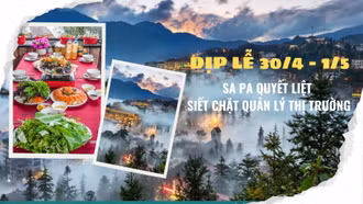 Sa Pa tăng cường quản lý thị trường dịp nghỉ lễ 30/4 - 1/5