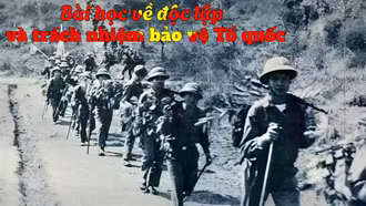 Bài học về độc lập, yêu nước và trách nhiệm bảo vệ Tổ quốc