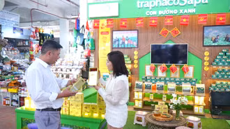 Thị trường OCOP Lào Cai ngày càng phong phú.