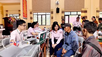 Chi nhánh Ngân hàng Chính sách xã hội tỉnh Lào Cai kiểm tra hoạt động tín dụng ở cơ sở