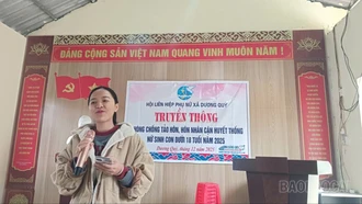 Xã Dương Quỳ đẩy mạnh truyền thông, đối thoại Dự án 8