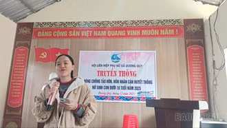 Xã Dương Quỳ đẩy mạnh truyền thông, đối thoại Dự án 8