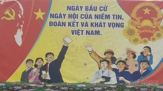 Phường Cầu Thia đẩy mạnh công tác tuyên truyền hướng đến ngày Bầu cử toàn dân