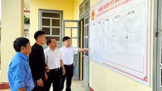 Xã Nậm Có thành lập 10 tổ bầu cử tại 10 khu vực bỏ phiếu