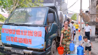 Đảm bảo nguồn nước sạch mùa mưa bão