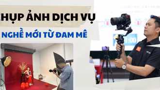 Chụp ảnh dịch vụ - nghề mới từ đam mê