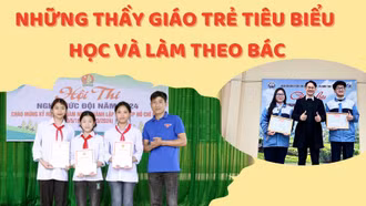 Những thầy giáo trẻ tiêu biểu học và làm theo Bác 