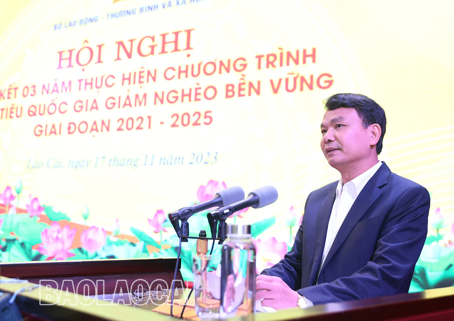 Bí thư Tỉnh ủy Đặng Xuân Phong phát biểu chào mừng.