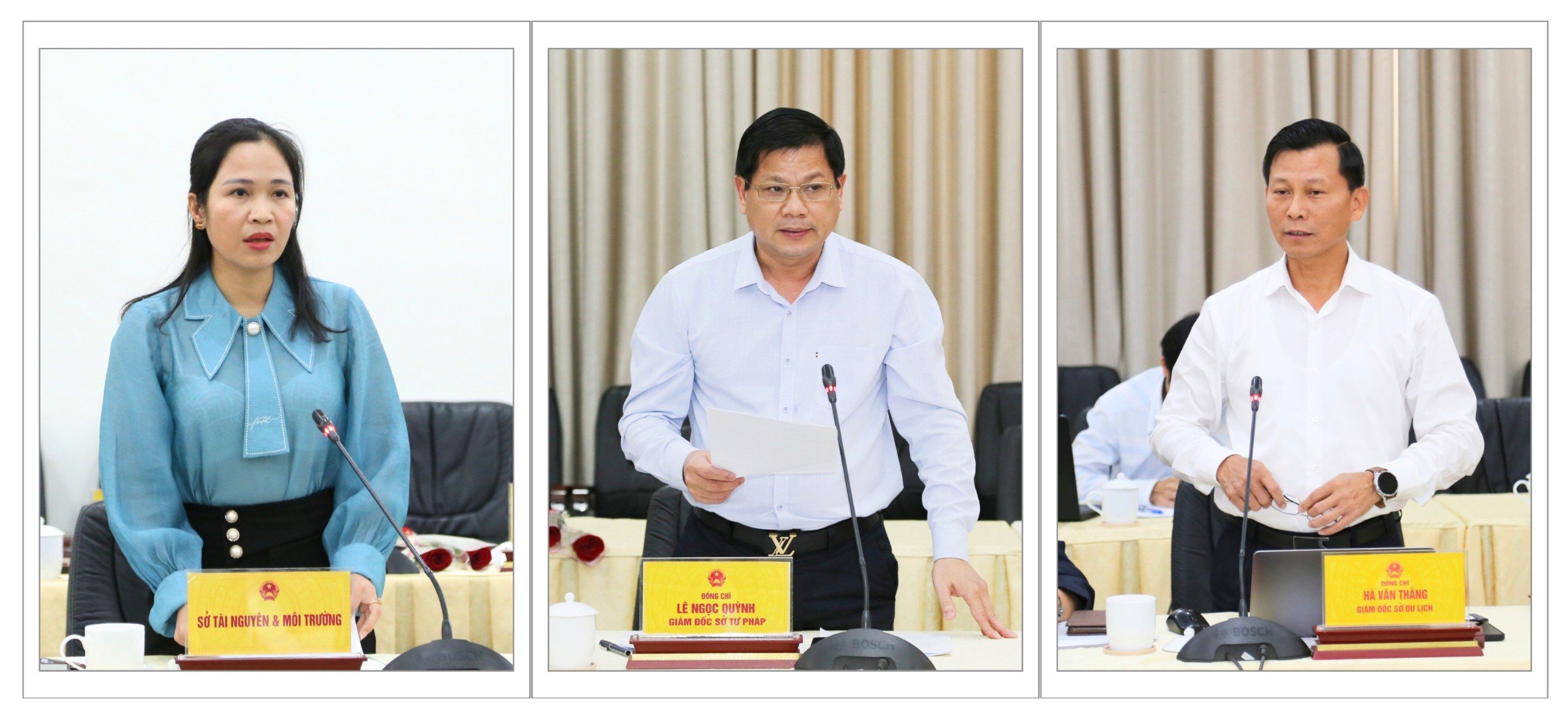 Lãnh đạo các ngành phát biểu tại phiên họp. z5226146970720_97b5466f036313de9e95959be343f039.jpg