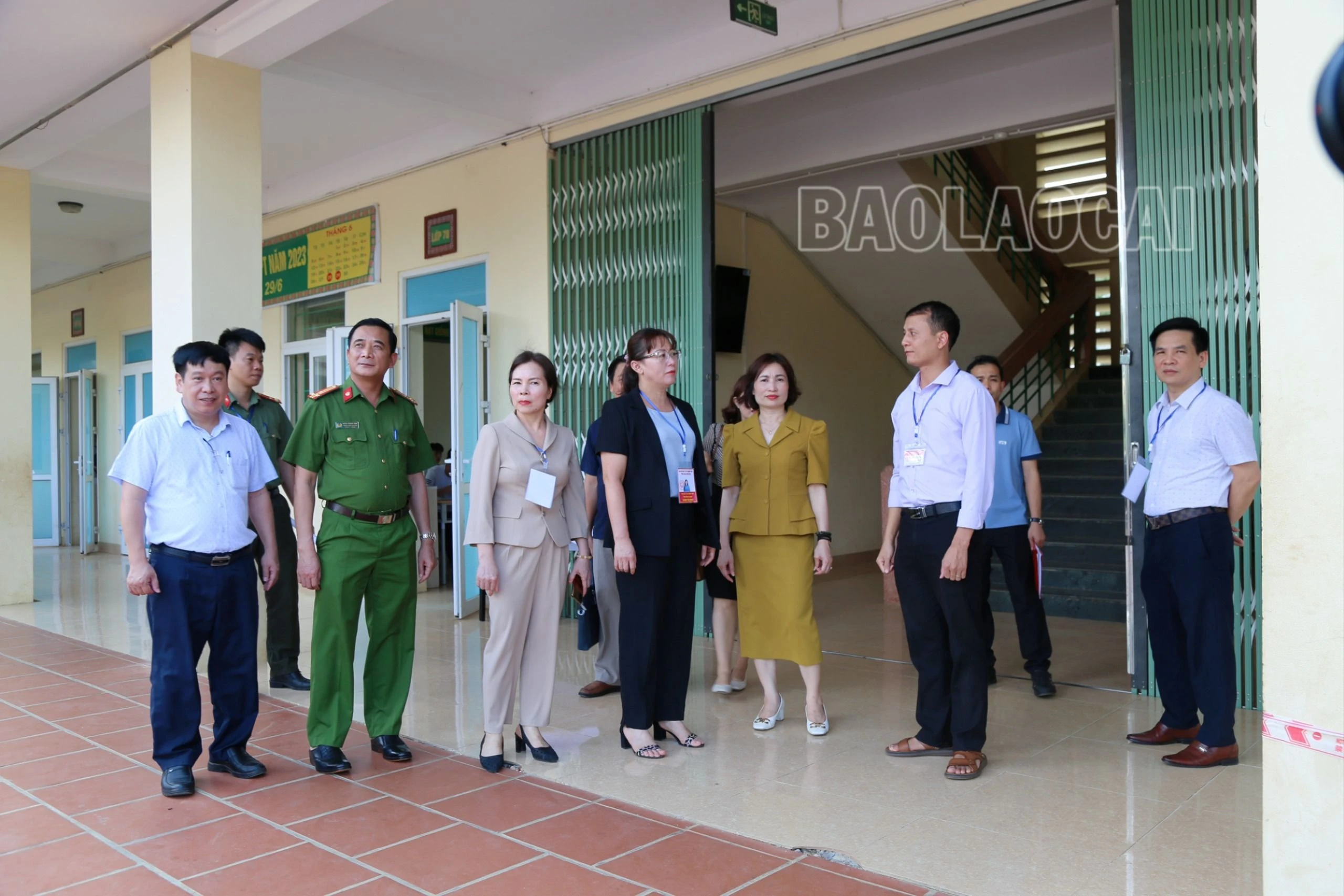 Kiểm tra các điều kiện thi tại Điểm thi Trường THPT số 1 huyện Bát Xát..jpg