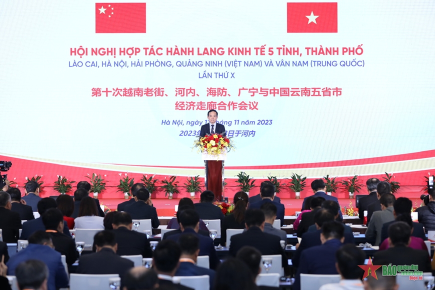 Phó Thủ tướng Trần Lưu Quang phát biểu tại Hội nghị. Ảnh: Báo QĐND z4875394511253_7554d59efd118d94a4912f4df3326986.jpg