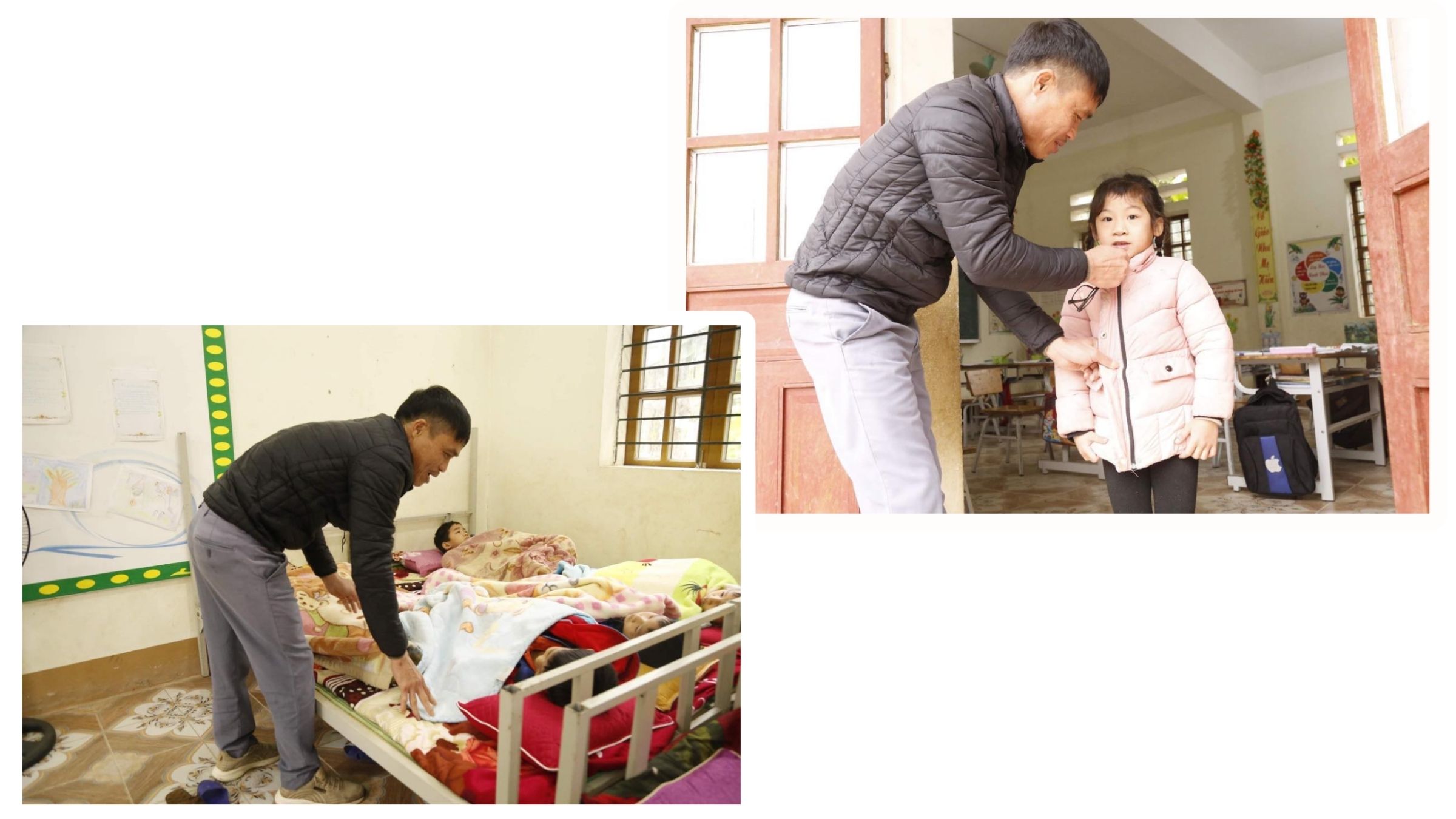Thầy Lâm vừa là thầy, vừa là cha chăm sóc các em học sinh. 88994bbf-f848-4496-8cdc-b82c30fa7aed-387.jpeg