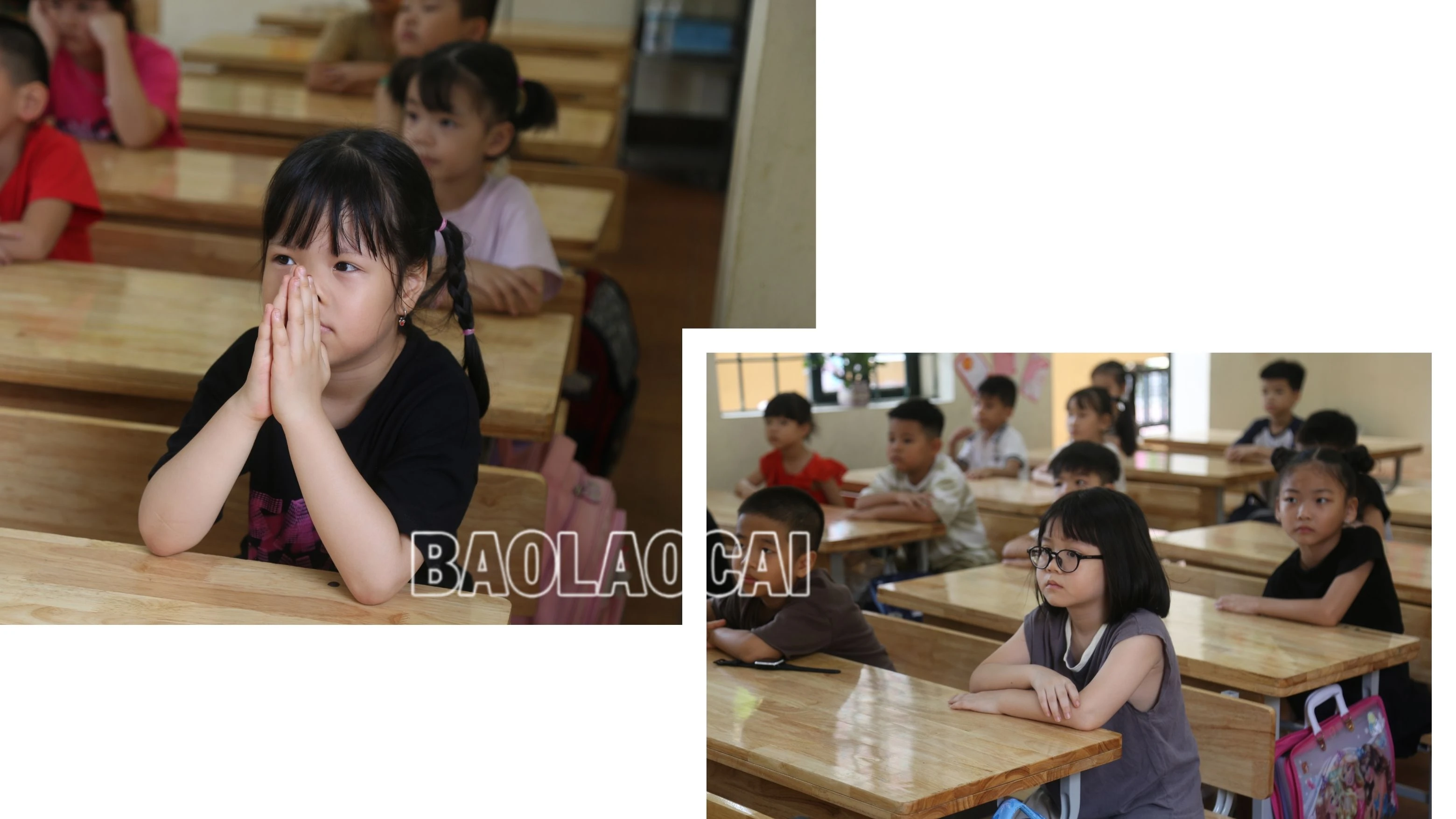 Các em xúc động khi xem truyền hình trực tiếp Lễ Quốc tang Tổng Bí thư Nguyễn Phú Trọng.