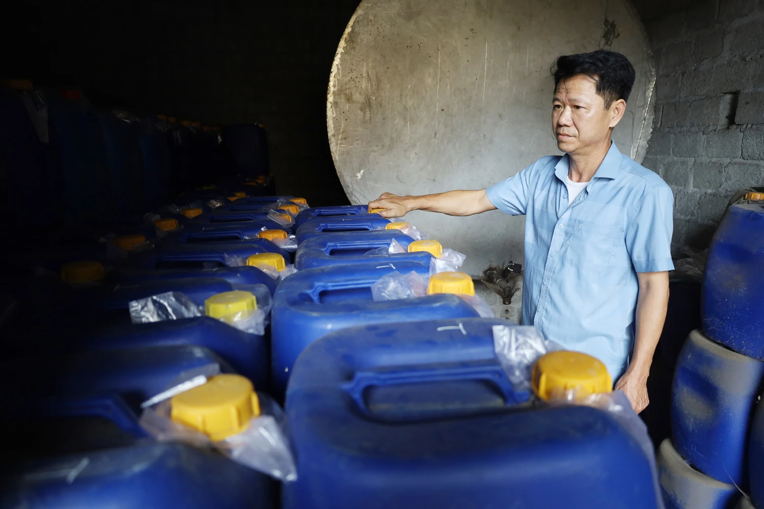 Ông Nguyễn Văn Hợi, Chủ tịch HĐQT HTX Long Phát..JPG