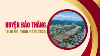 [Infographic] Huyện Bảo Thắng: 10 điểm nhấn năm 2024 