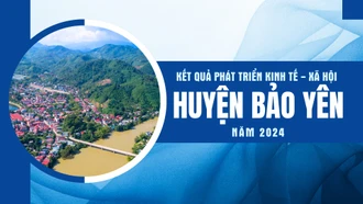 [Infographic] Kết quả phát triển kinh tế - xã hội huyện Bảo Yên năm 2024