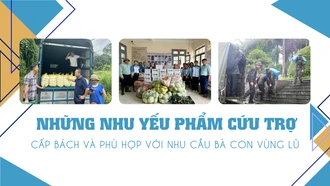 [Infographic] Những nhu yếu phẩm cứu trợ cấp bách và phù hợp với nhu cầu bà con vùng lũ