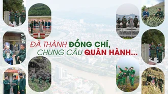 Đã thành đồng chí, chung câu quân hành...