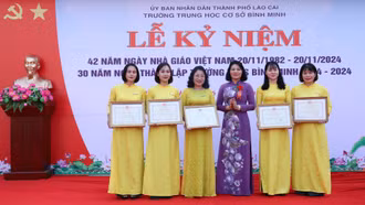 Trường THCS Bình Minh tổ chức Lễ kỷ niệm 30 năm thành lập