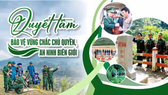 Quyết tâm bảo vệ vững chắc chủ quyền, an ninh biên giới