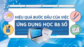 Hiệu quả bước đầu của việc ứng dụng học bạ số