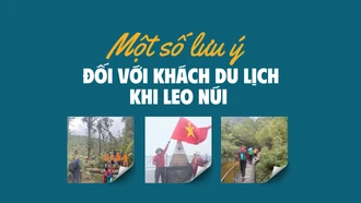 [Infographic] Một số lưu ý đối với khách du lịch khi leo núi 