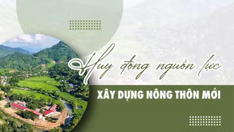 Huy động nguồn lực xây dựng nông thôn mới
