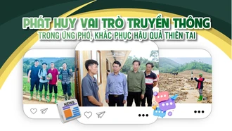 Phát huy vai trò truyền thông trong ứng phó, khắc phục hậu quả thiên tai