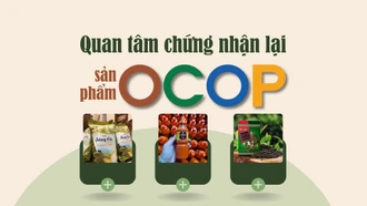 Quan tâm chứng nhận lại sản phẩm OCOP