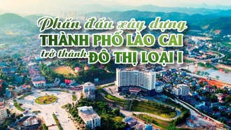 Phấn đấu xây dựng thành phố Lào Cai trở thành đô thị loại I