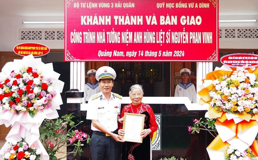 Hoàn thành tu bổ, tôn tạo nhà tưởng niệm Anh hùng, Liệt sĩ Nguyễn Phan Vinh ảnh 1