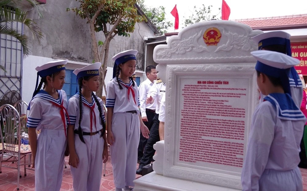 Hoàn thành tu bổ, tôn tạo nhà tưởng niệm Anh hùng, Liệt sĩ Nguyễn Phan Vinh ảnh 2