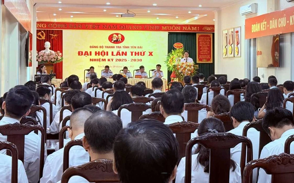 Đại hội điểm Đảng bộ Thanh tra tỉnh Yên Bái nhiệm kỳ 2025 - 2030 ảnh 1