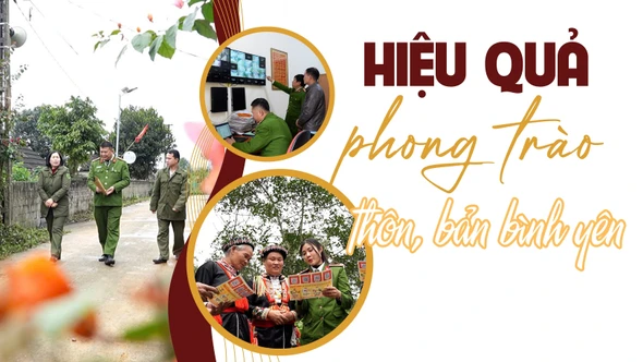 Hiệu quả phong trào thôn, bản bình yên