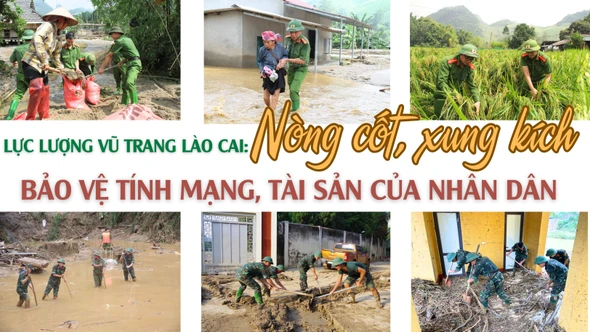 Nòng cốt, xung kích bảo vệ tính mạng, tài sản của Nhân dân 