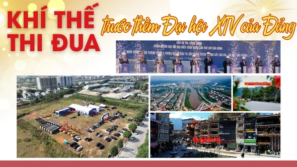 Khí thế thi đua trước thềm Đại hội XIV của Đảng