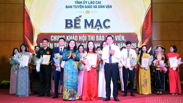  Hội thi Báo cáo viên, Tuyên truyền viên giỏi tỉnh Lào Cai năm 2026 thành công tốt đẹp