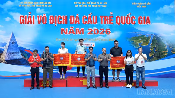 Lào Cai xếp thứ Ba toàn đoàn tại Giải Vô địch Đá cầu trẻ quốc gia năm 2026
