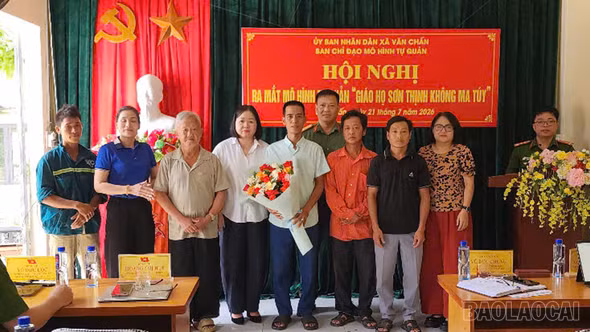 Văn Chấn ra mắt mô hình "Giáo họ Sơn Thịnh không ma túy" tại thôn Sơn Lềnh