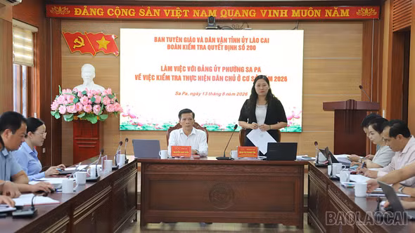 Đảng ủy phường Sa Pa tăng cường thực hiện dân chủ ở cơ sở