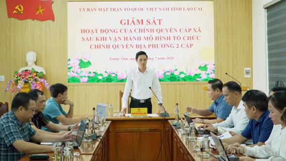 Ủy ban MTTQ Việt Nam tỉnh Lào Cai giám sát việc vận hành mô hình chính quyền địa phương 2 cấp tại phường Trung Tâm