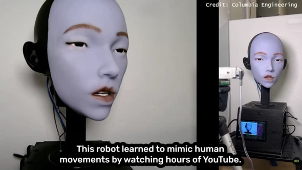 Robot học YouTube để biểu cảm chân thực, xóa nhòa ranh giới người - máy