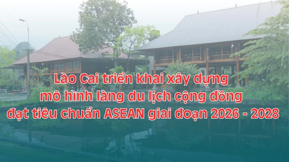 Lào Cai triển khai xây dựng mô hình làng du lịch cộng đồng đạt tiêu chuẩn ASEAN giai đoạn 2026 - 2028