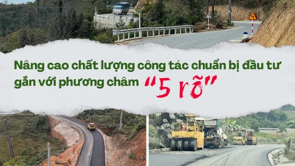 Nâng cao chất lượng công tác chuẩn bị đầu tư gắn với phương châm "5 rõ"