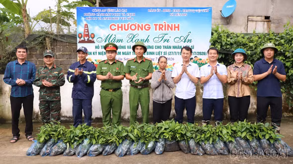 Liên Sơn trao 2.000 cây quế tặng thân nhân liệt sĩ, lan tỏa nghĩa cử “Uống nước nhớ nguồn”