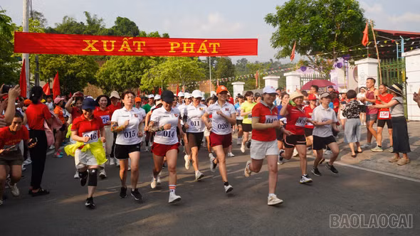 Sôi nổi giải chạy việt dã phường Cam Đường năm 2026