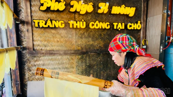 Độc đáo hương vị phở ngô Sa Pa
